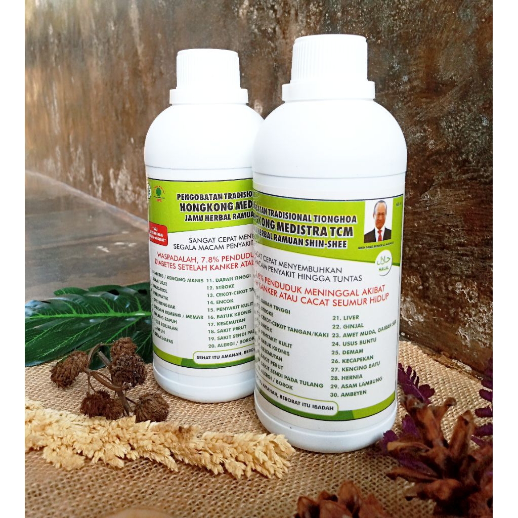 [Whispers] "OBAT TRADISIONAL TIONGHOA HONGKONG MEDISTRA TCM 500 ml"