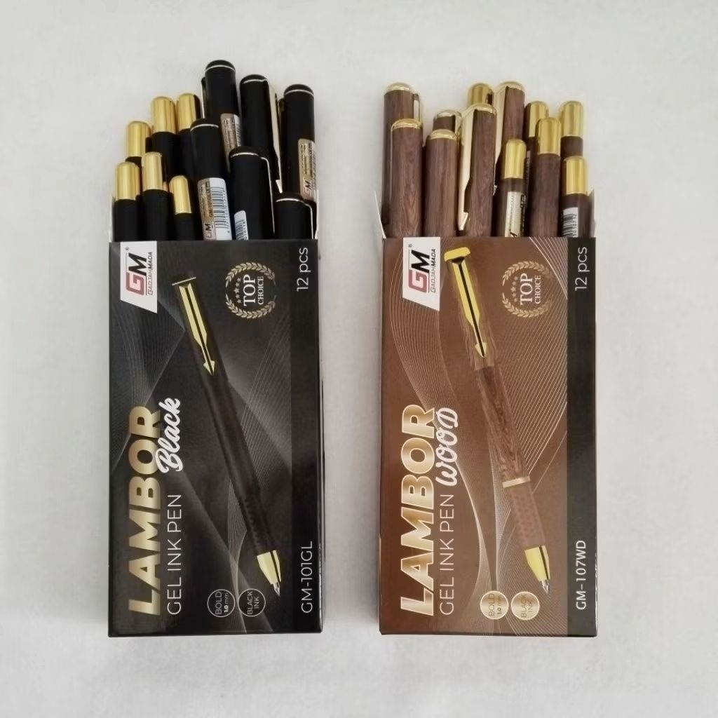 

Balpoint Gel Ink Pen Lambor 1.0mm (per pcs)