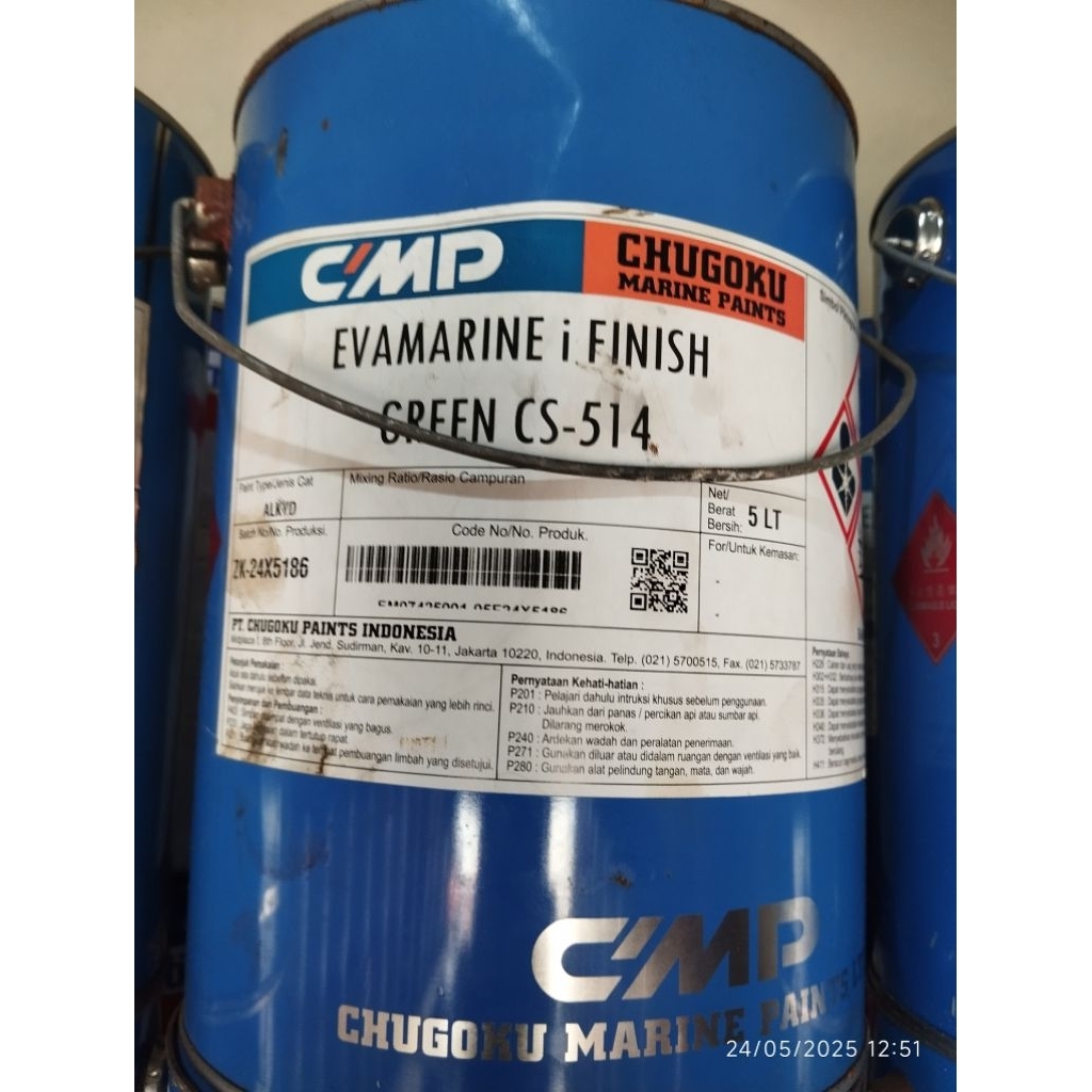 Cat Chugoku Evamarine i Finish Green CS 514