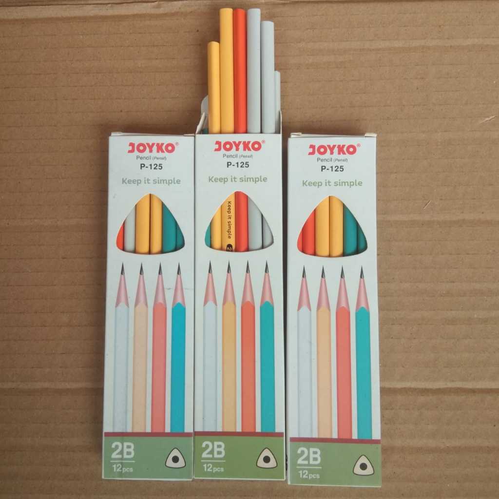 

[ 12PCS ] Pensil Pencil Joyko P - 125 2B Keperluan Sekolah Alat Tulis