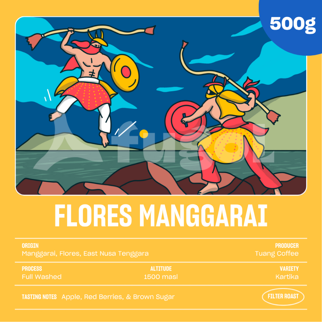 

Kopi Arabika Flores Manggarai Full Washed (500 gr) Single Origin Specialty Coffee