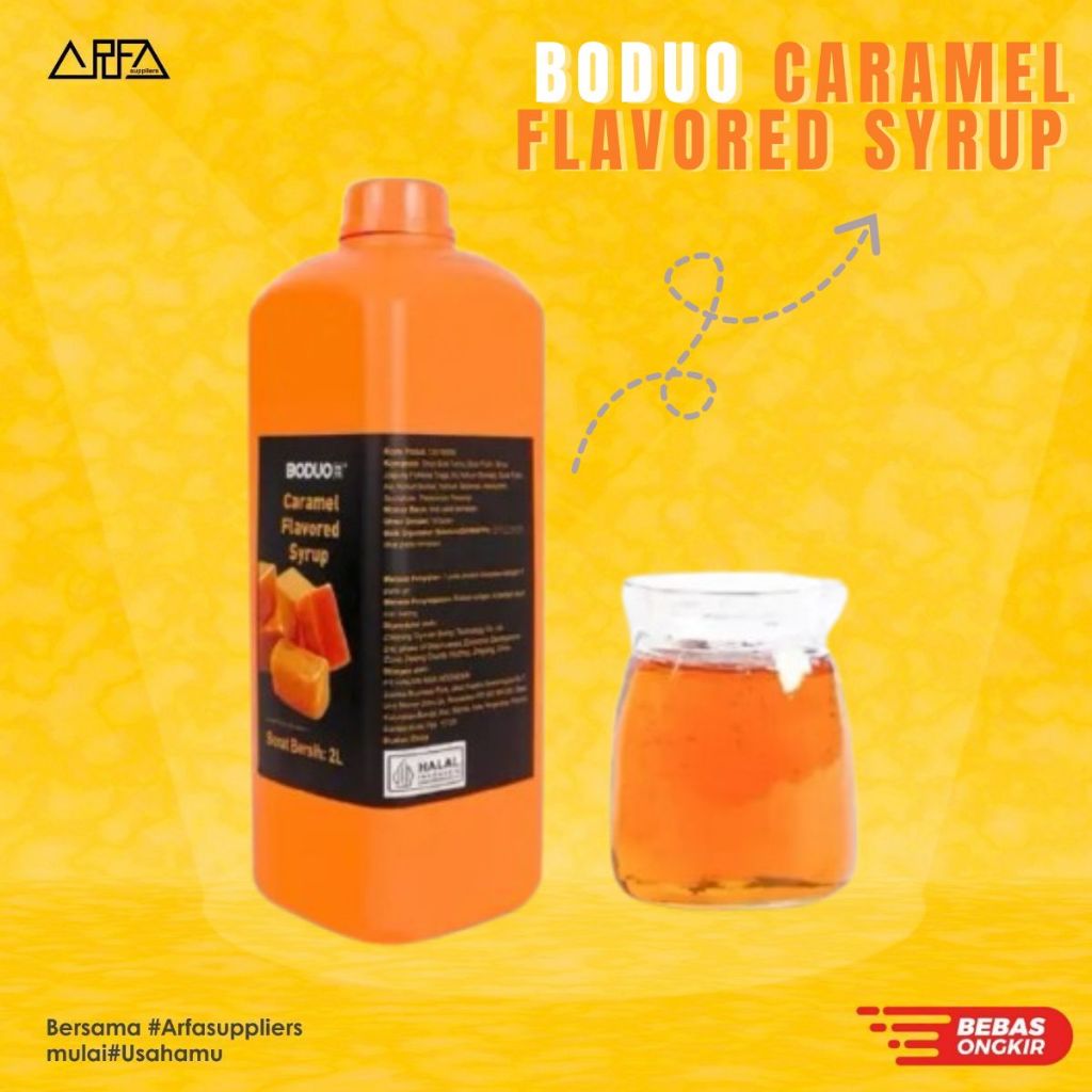 

Boduo Caramel Flavored Syrup