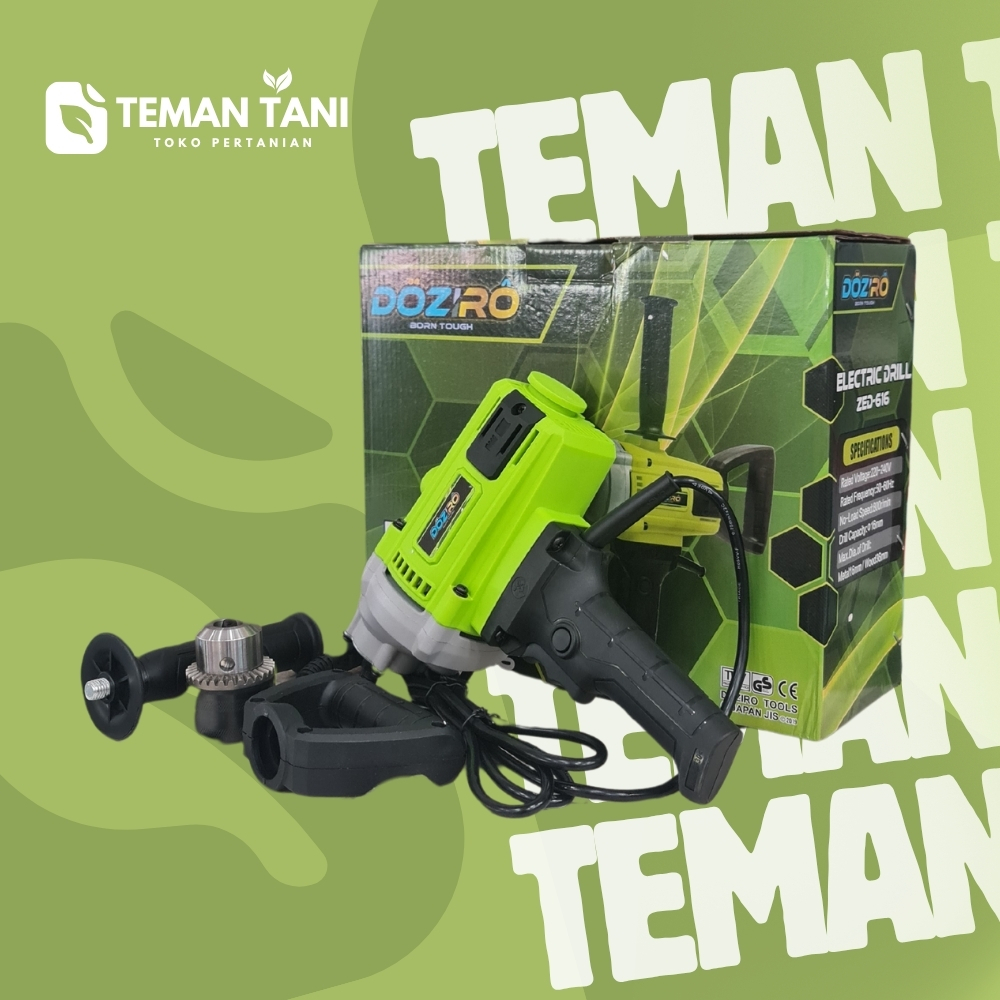 MESIN BOR DOZIRO ZED 616/BOR LISTRIK DOZIRO ZED 616/MESIN BOR LISTRIK DOZIRO ZED 616 TEMAN TANI