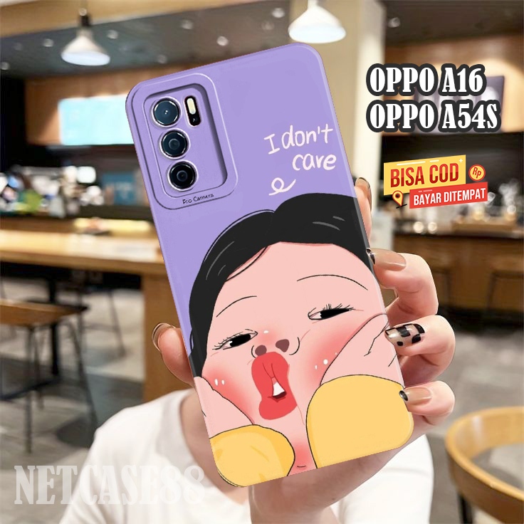Softcase OPPO A16 A16S A54S Terbaru - Casing Lentur - Case Unik Kekinian Karakter Couple Cute Keren 