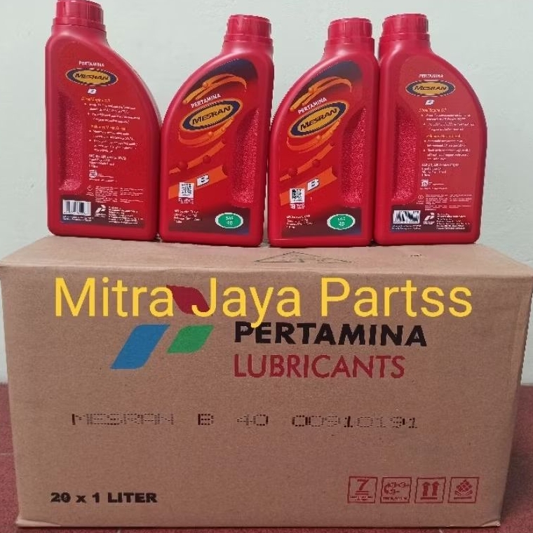 Oli Mesran B SAE 40 1 Liter Oli Pertamina Mesran B SAE-40 1L Perdus