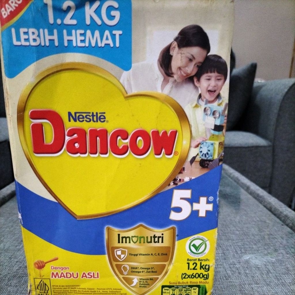 

PROMO CUCI GUDANG. DANCOW 5+ rasa Madu 1.2 Kg (2x600gr) Kotak PENYOK. Paling Murah