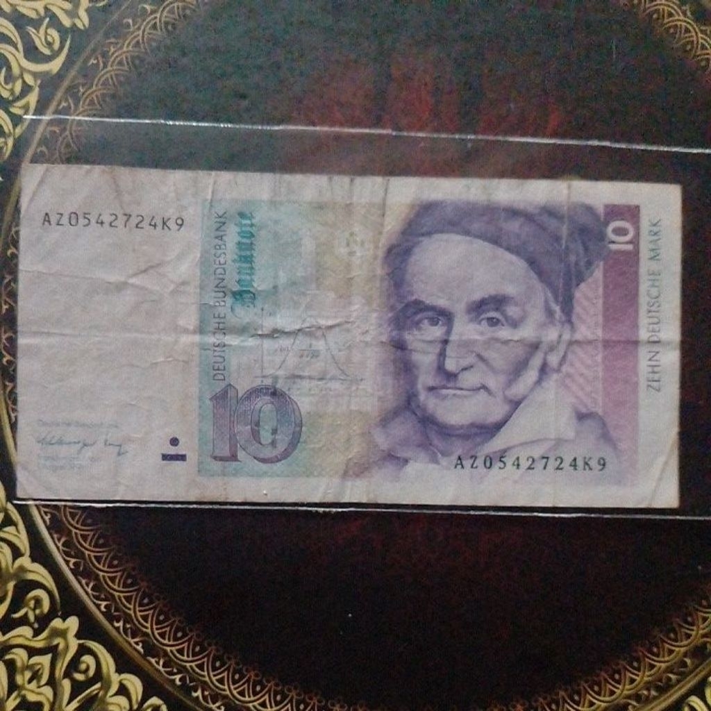 Uang Jerman Barat 10 mark vf