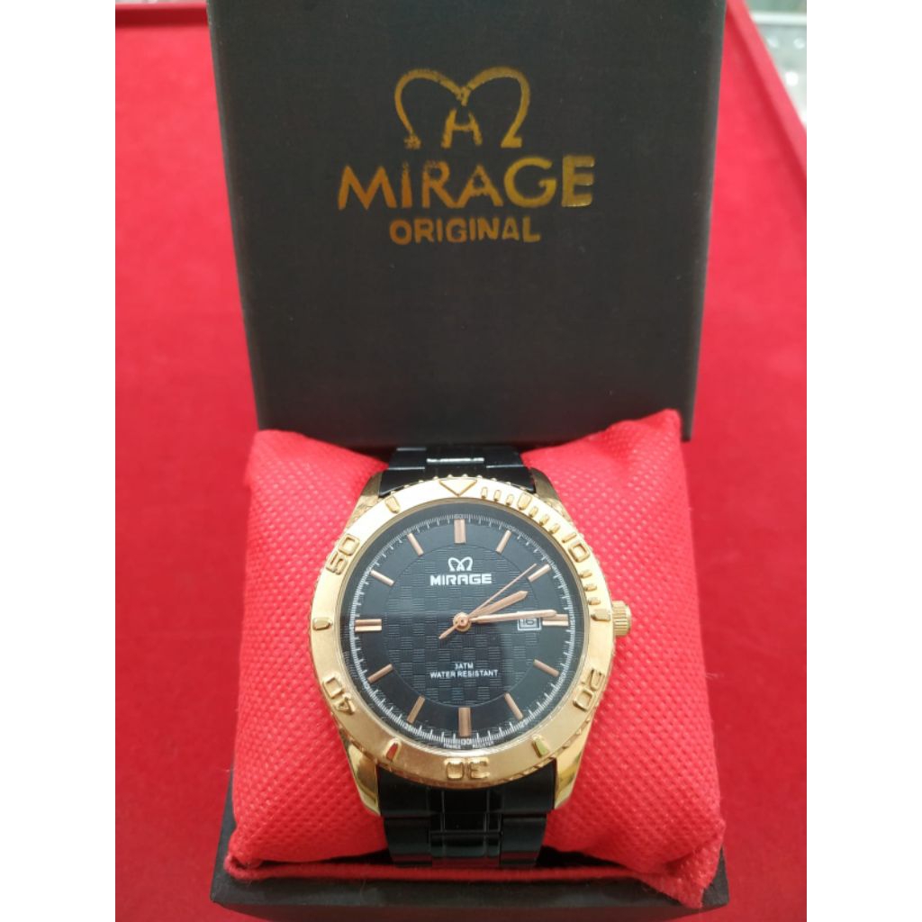 Jam Tangan Pria MIRAGE 8186BRP-M Original