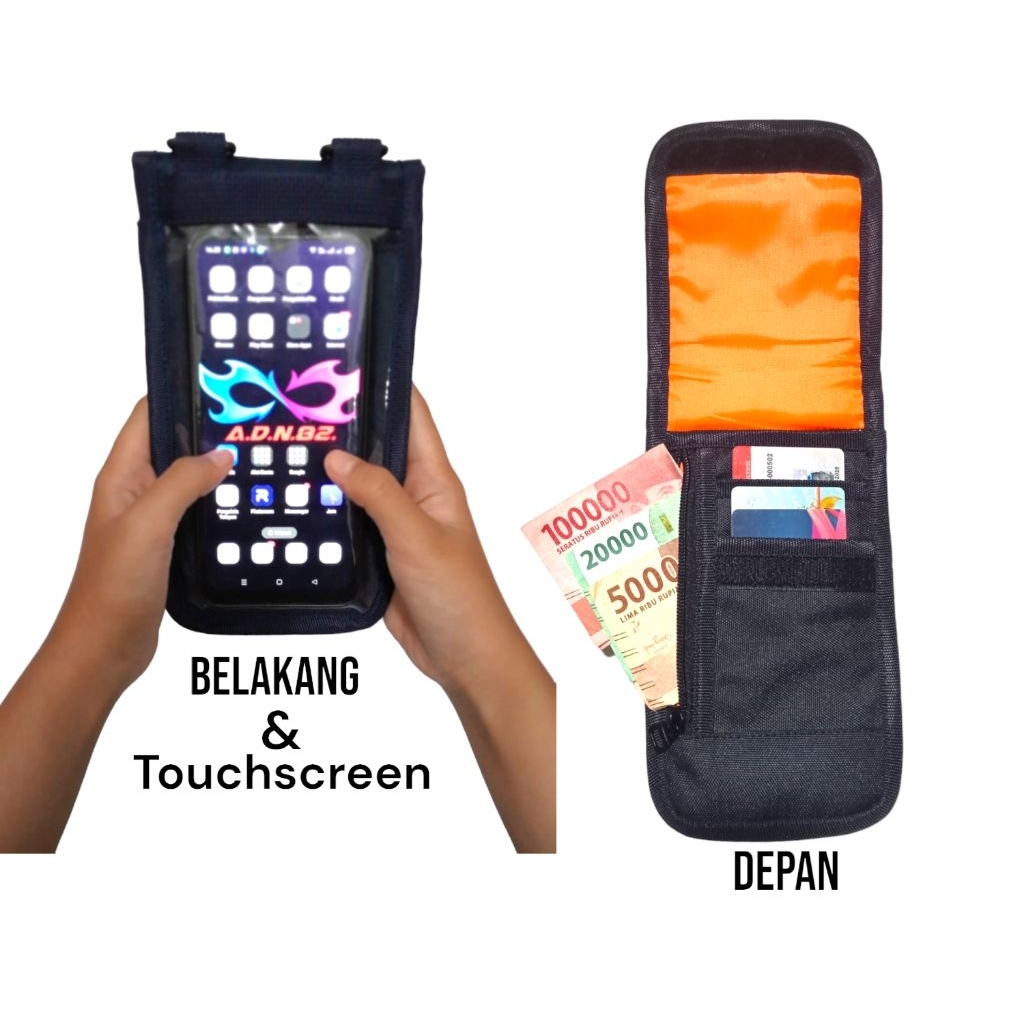 Tas hp mika touchscreen dompet kartu terbaru
