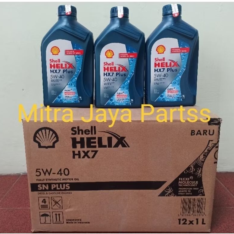 Oli Shell Helix HX7 Plus 5W-40 1 Liter Oli Shell Helix HX7 Plus 1L Perdus
