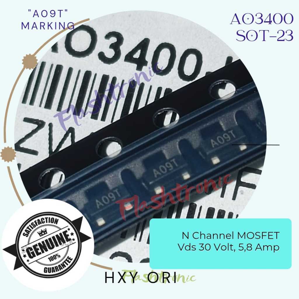 AO3400A SOT-32 Mosfet transistor Marking A09T