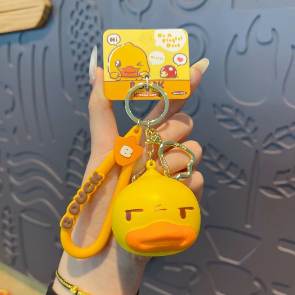 Gantungan Kunci B.Duck Bebek Kuning Squishy