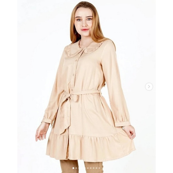 NOVEL MICE ORIGINAL. KEMEJA TUNIK DRESS WITH TAG