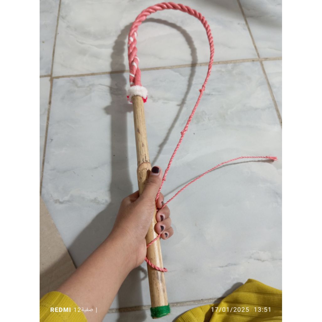 pecut cambuk rotan asli