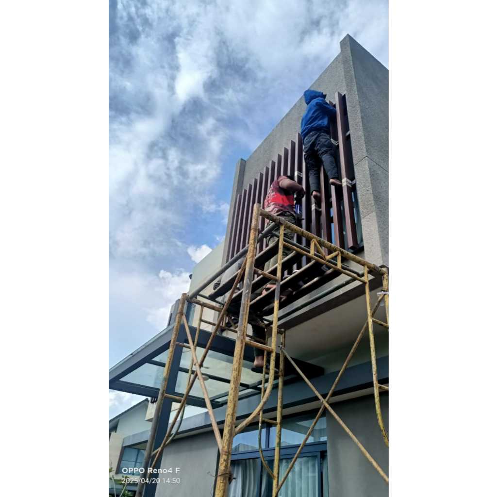 wpc pagar/ partisi rumah minimalis modern Bandung