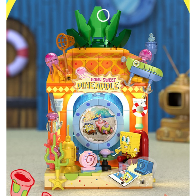 Area X AB0055 Spongebob Relaxing Holiday brick block official nickelodeon