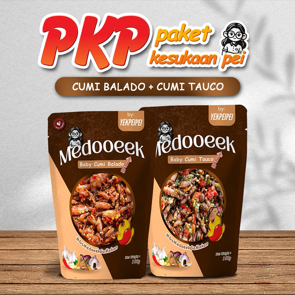 

Medoeek BUNDLING Cumi Tauco & Balado Ala YEKPEIPEI