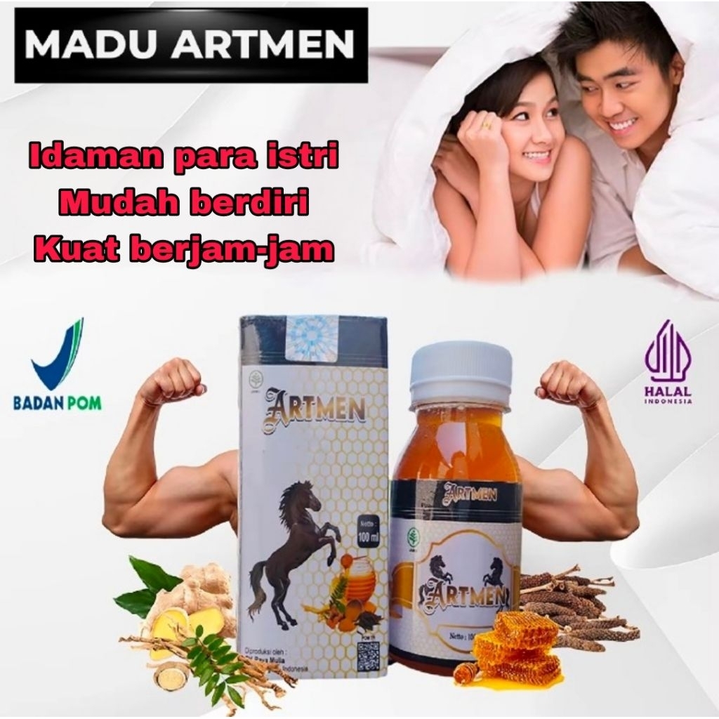 MADU ARTMEN MADU PRIA ORIGINAL BPOM HERBAL KUAT TAHAN LAMA
