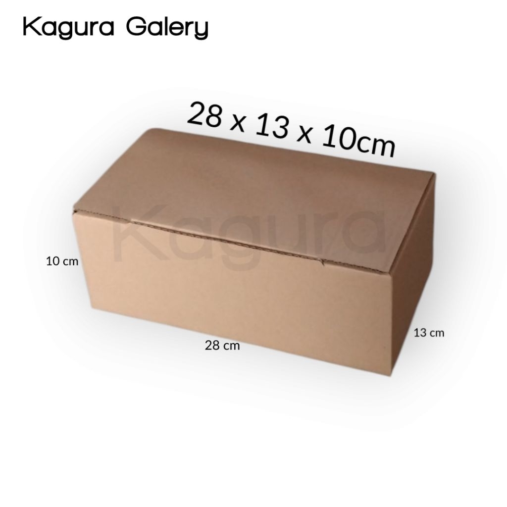 

Kardus Packing pelangi A Coklat polos uk 28x13x10cm kardus sandal, acsesories, olshop dll