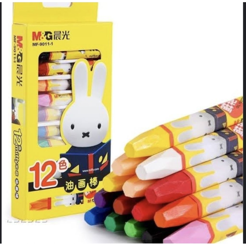 

Krayon Oil Pastel M&G isi 12,18,24,36 Original