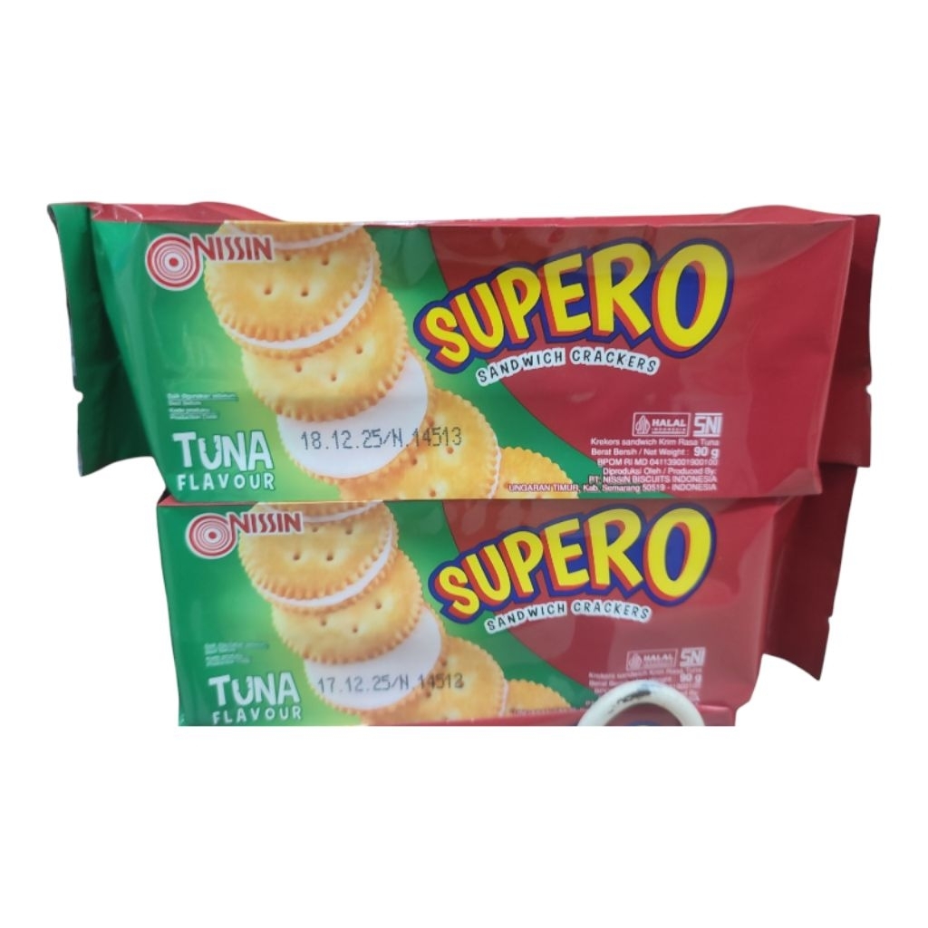 

Nissin Supero Sandwich Crackers Tuna 90gr