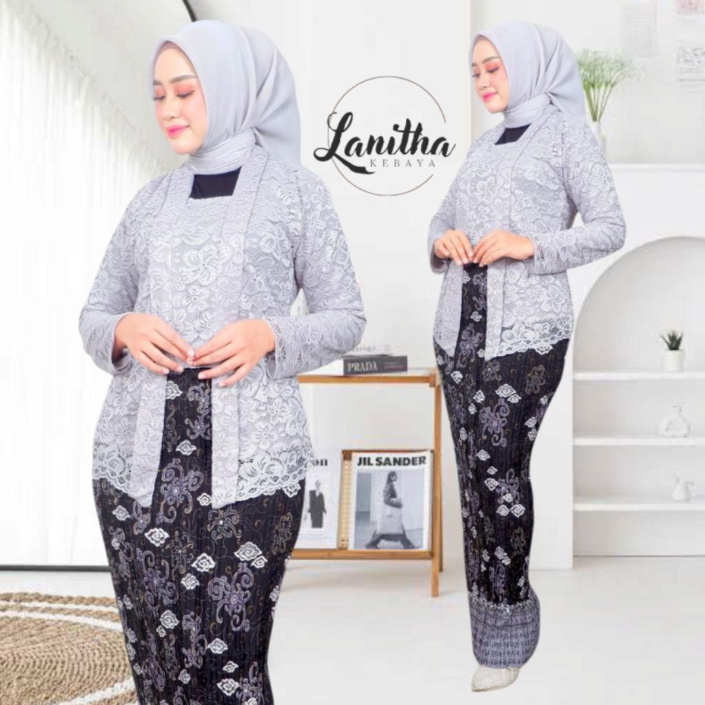 Set Kebaya Modern Kebaya kutubaru Kebaya Wisuda Set Kebaya Kartini Kebaya Kutubaru Lengan panjang Se