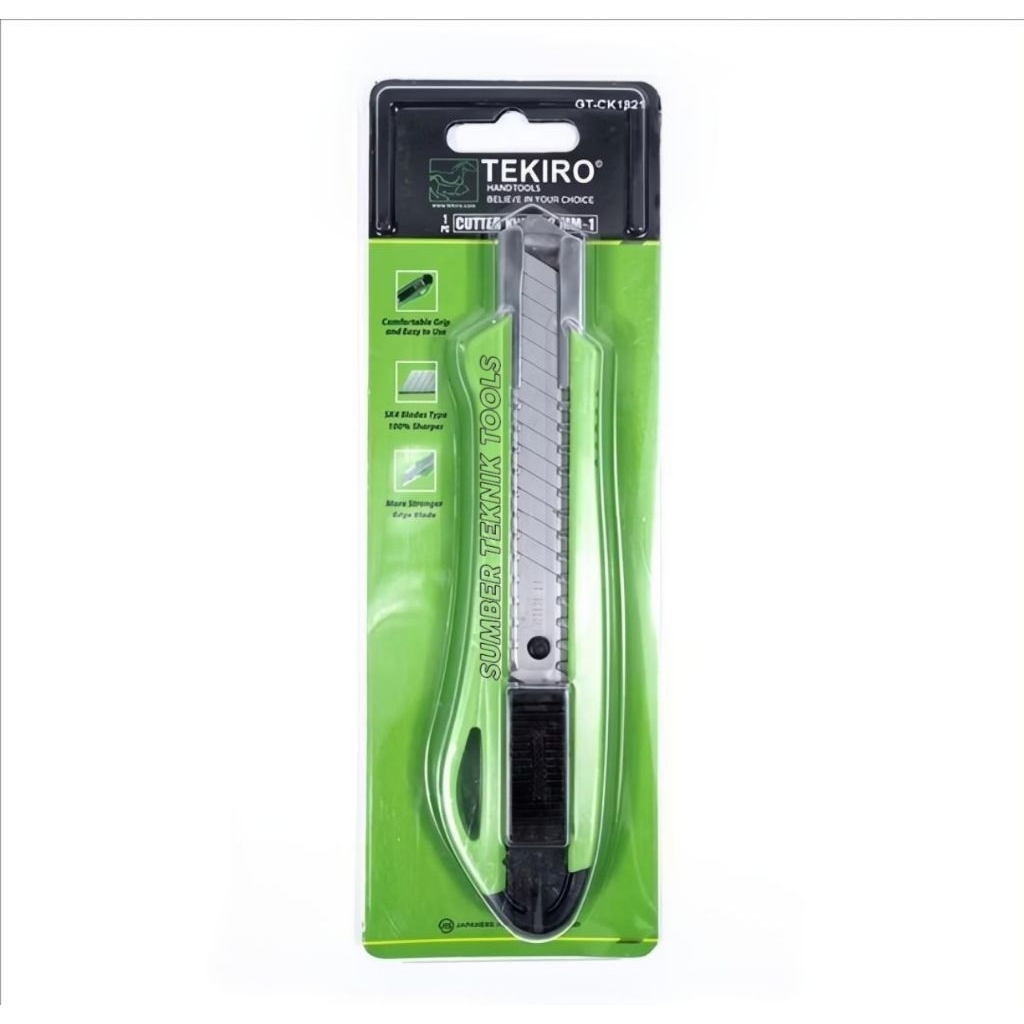 

Tekiro Pisau Cutter Besar Ukuran 18 mm / Cutter Knife 18 mm