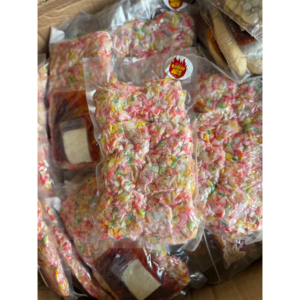 

Cipuk (Cireng Kerupuk) Chilli Oil Isi 10 Pcs (Lebar)