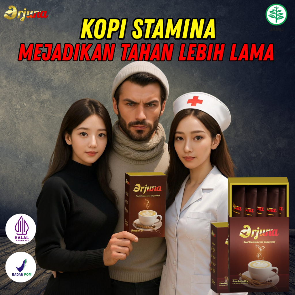 

ARJUNA KOPI STAMINA Pria Kopi Instan Membantu Durasi Lebih Lama