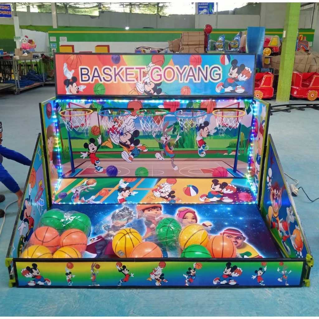 Basket goyang mainan anak pasar malam
