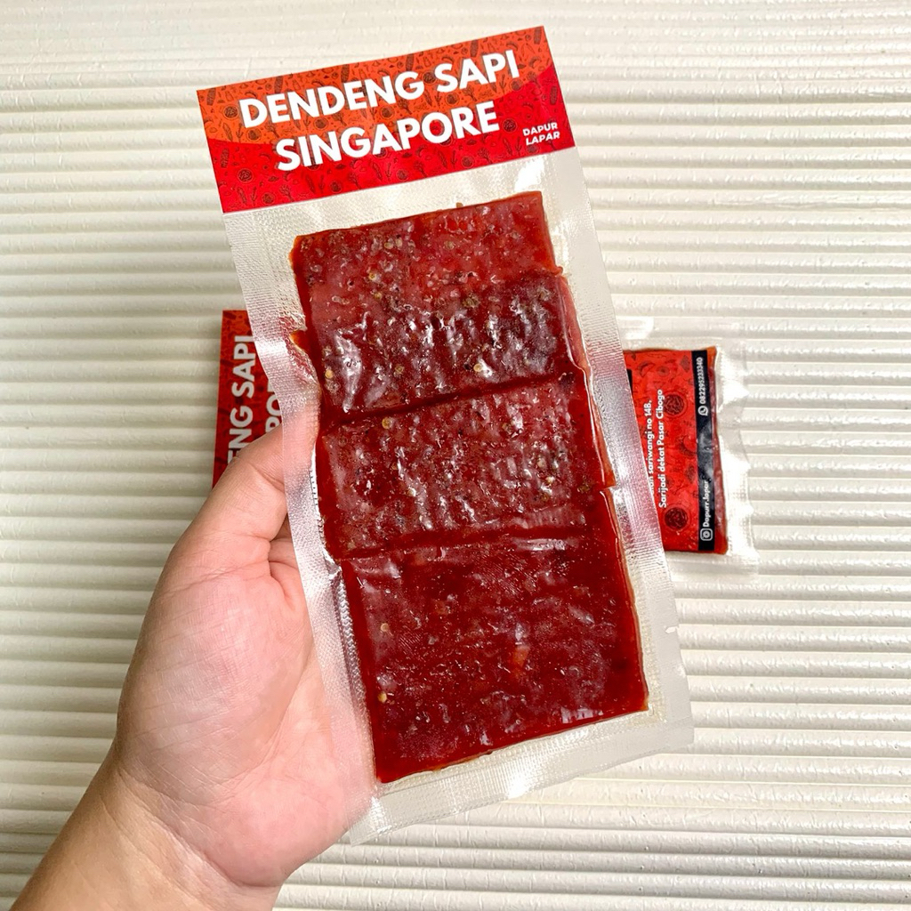 

Dendeng sapi singapore bakkwa sapi asli halal 40gr oleh oleh singapore