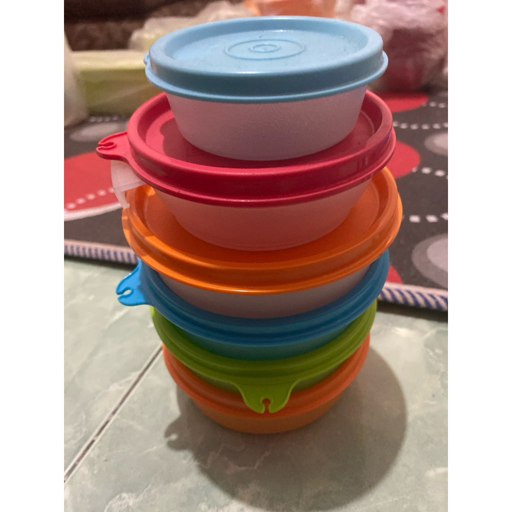 all set mini bowl tupperware