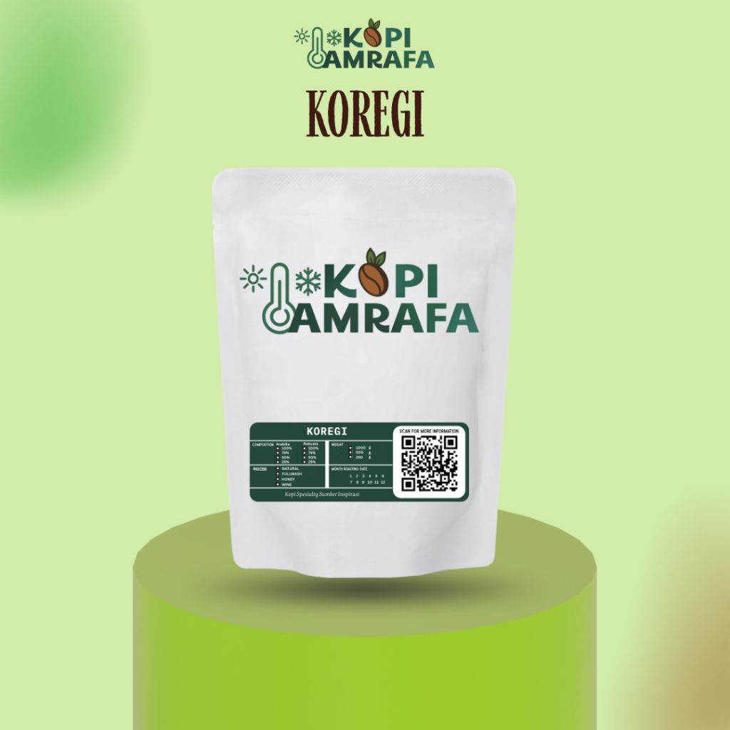 

Kopi Arabika Specialty KOREGI Coffee Espresso Roasted Beans Biji Bubuk Natural
