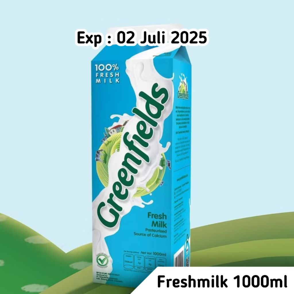 

Susu Freshmilk GREENFIELDS Pasteurisasi 1000ml (Satuan)