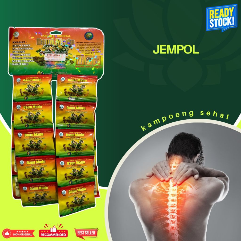 

Daun Madu [Kuning] Original Kapsul 1 Hanger Isi 20 Sachet 100% Asli