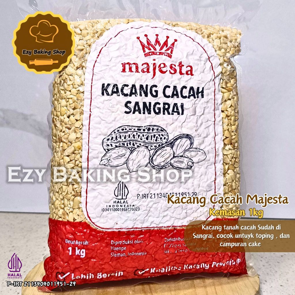 

Kacang Sangrai Cincang 'MAJESTA' 1kg
