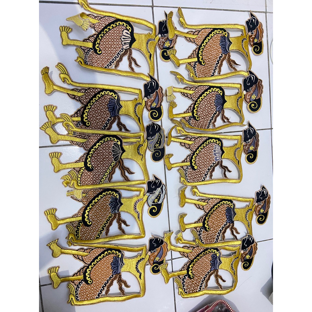 1 paket bordir wayang