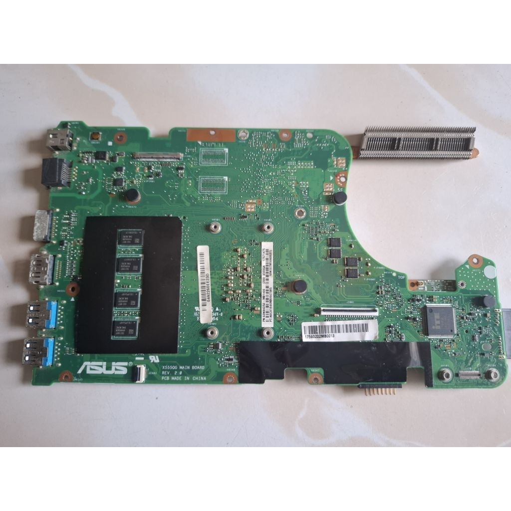 Motherboard Mainboard Mobo Asus X555Q X555QA komo X555QG rev 2.0 AMD A12-9720P Ram OB 4gb