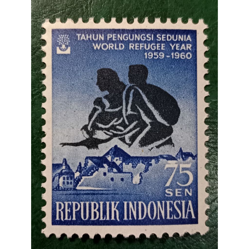 

Prangko Indonesia 75 Sen Tahun 1960 UN USED