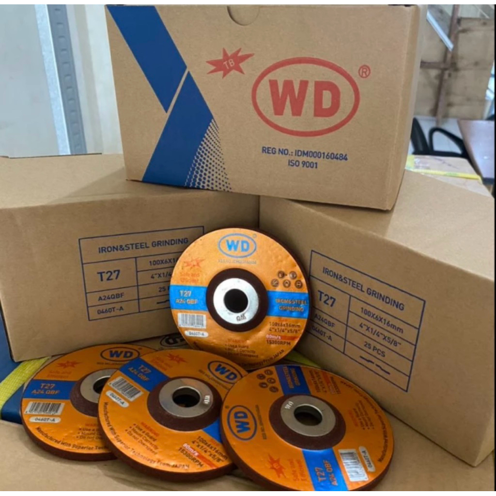 WD Batu selep | Batu gerinda poles 4"x6 WD |  Batu selep KINIK 4"x6 | Batu gosok gerinda NIPPON RESI