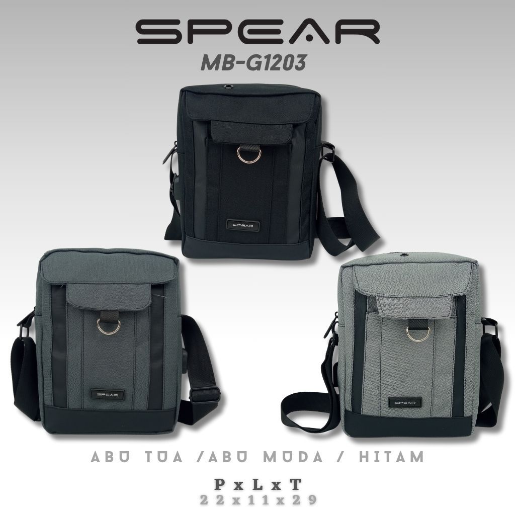SPEAR Tas Messenger Tas Pinggang Pria Tas Slempang Wanita Tas Bahu Unisex MB-G1203