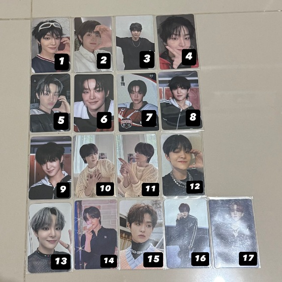 TREASURE JIHOON OFFICIAL PHOTOCARD