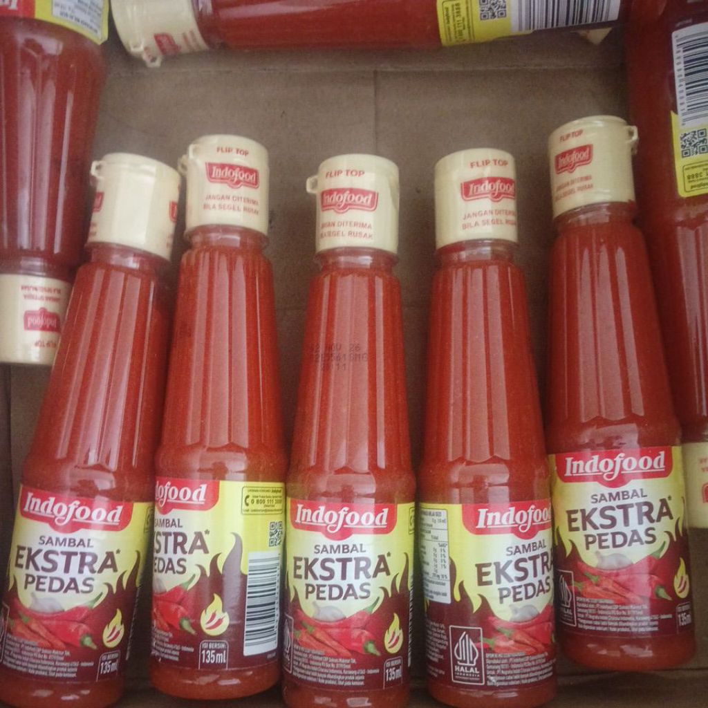 

Indofood Sambal Extra Pedas Botol 135ml