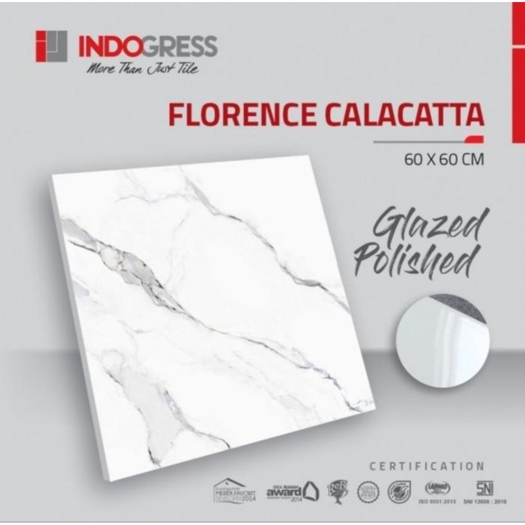 granit lantai 60x60 florance calacata indogres
