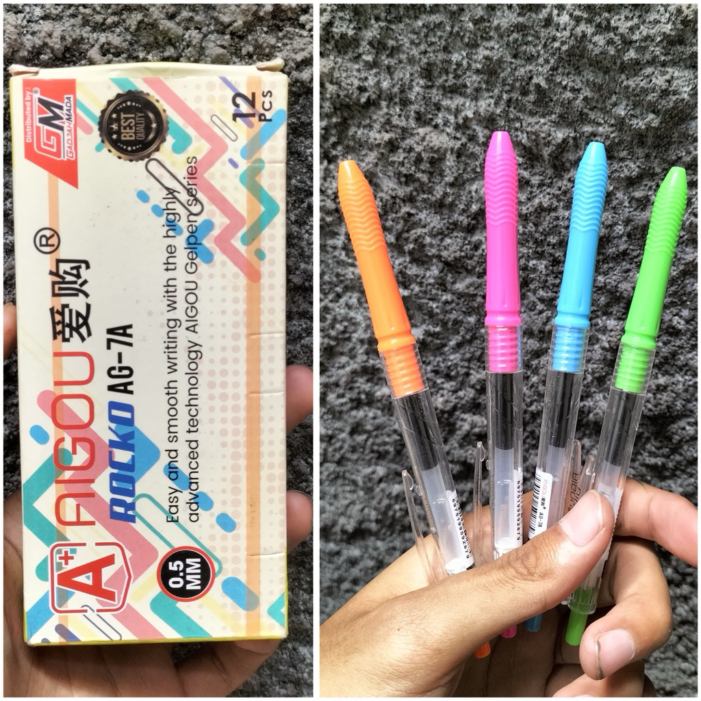 

[LUSIN/ 12PCS] Bolpen/ pulpen AG7A Gajah Mada KOKOHO