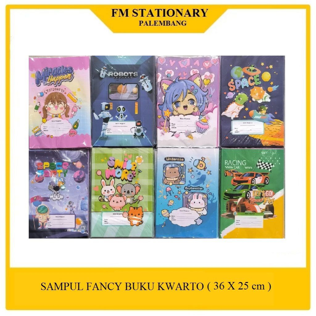 

Sampul Buku Fancy ukuran kwarto