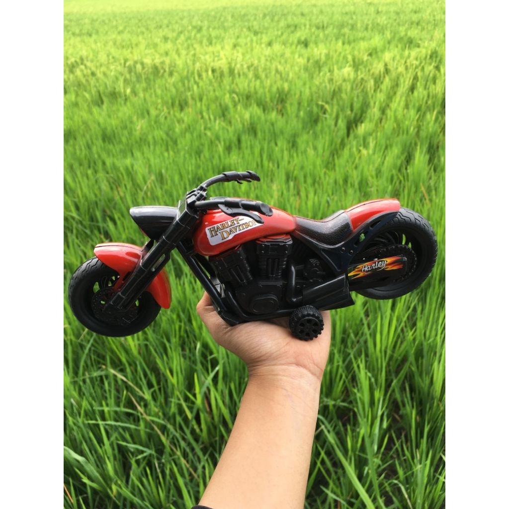 Mainan Motor Harley Davidson/Miniatur Motor Harley Davidson/Mainan Motor Viral/Miniatur Motor Murah