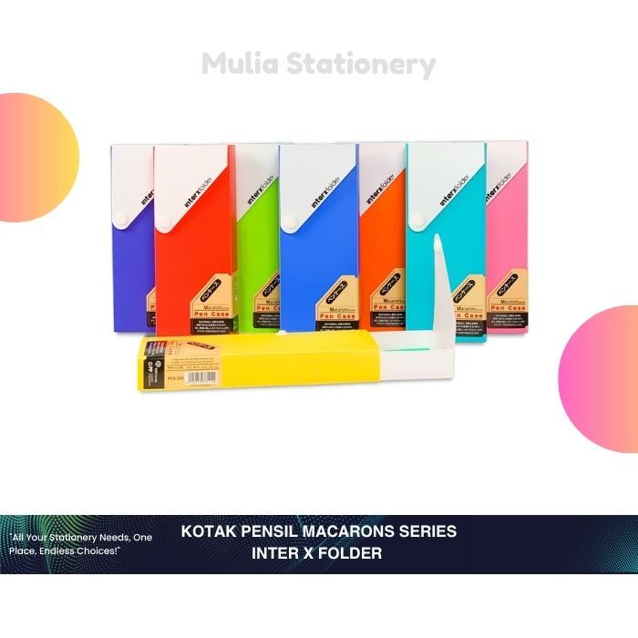 

Kotak Pensil / Tempat Pensil Macaron Series Inter X Folder | Kotak Pensil Sekolah | Alat Tulis Sekolah