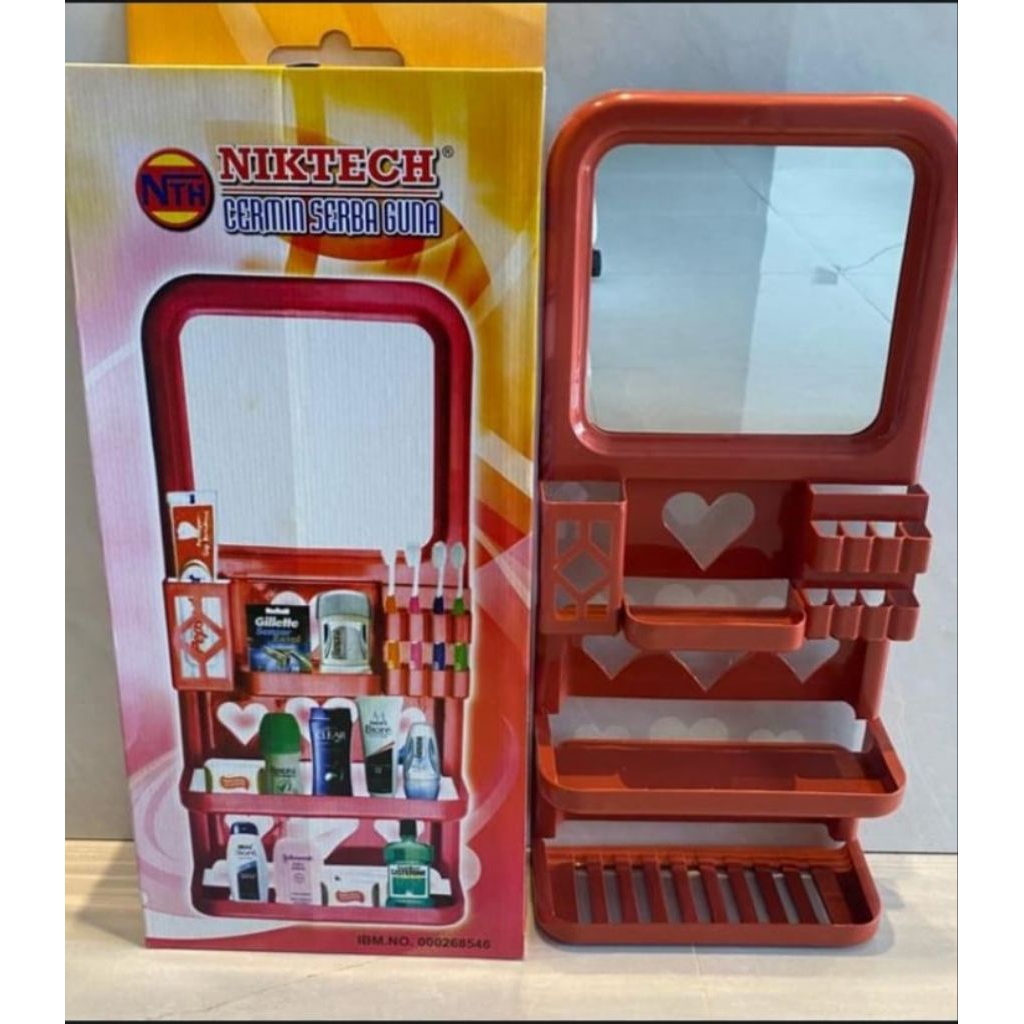 CERMIN KAMAR MANDI/BATH HOLDER/KACA KAMAR MANDI/RAK KACA KAMAR MANDI/CERMIN SERBAGUNA