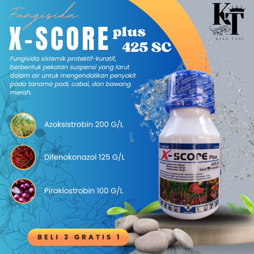 Mischa Fungisida X-SCORE PLUS 425SC PROMO BELI3GRATIS1